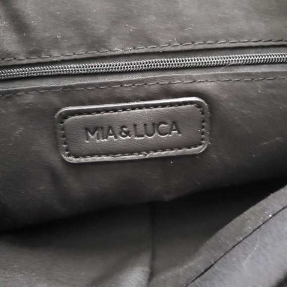 MIA & LUCA Large Black multi zipper & stitches - Picture 9 of 10